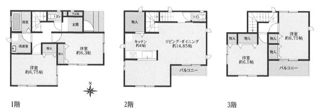 武庫之荘 徒歩9分 構造:木造土地面積:80.13平米 ( 24.23坪 ) 建物面積:113.43平米 ( 34.31坪 )